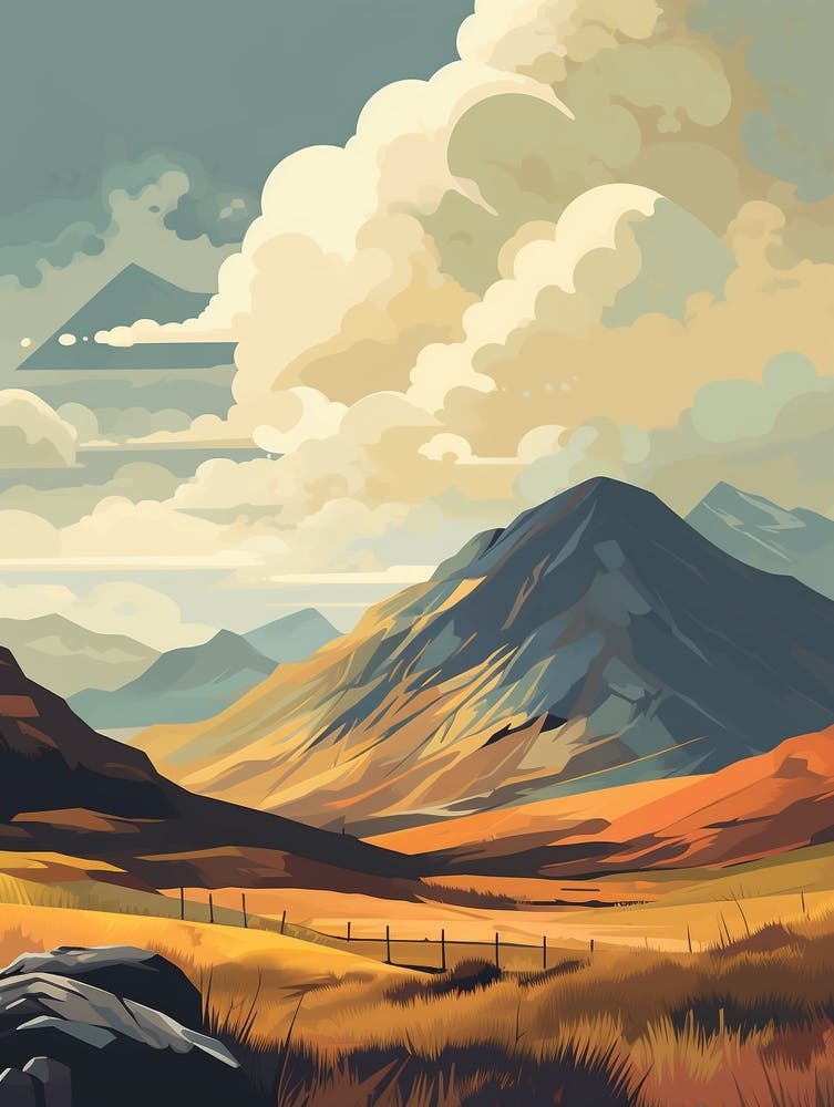 Glen Coe Scotland 3 Hiking Trail Landscape