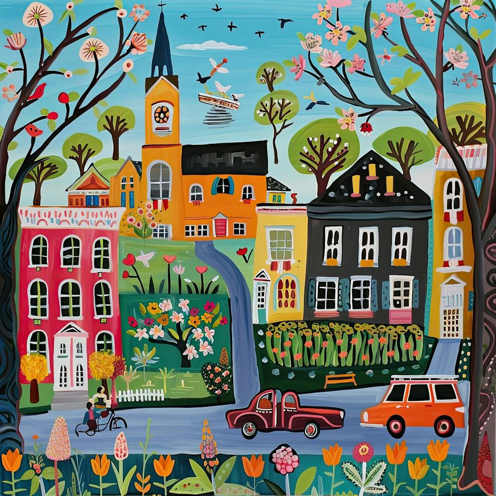 Kinder Reiseillustration New York 1