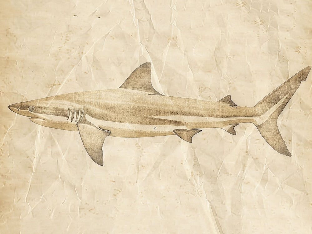 Isistius Genus Shark Silhouette 2