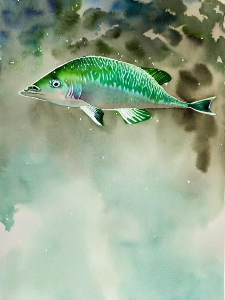 Unicornfish Storybook Watercolour