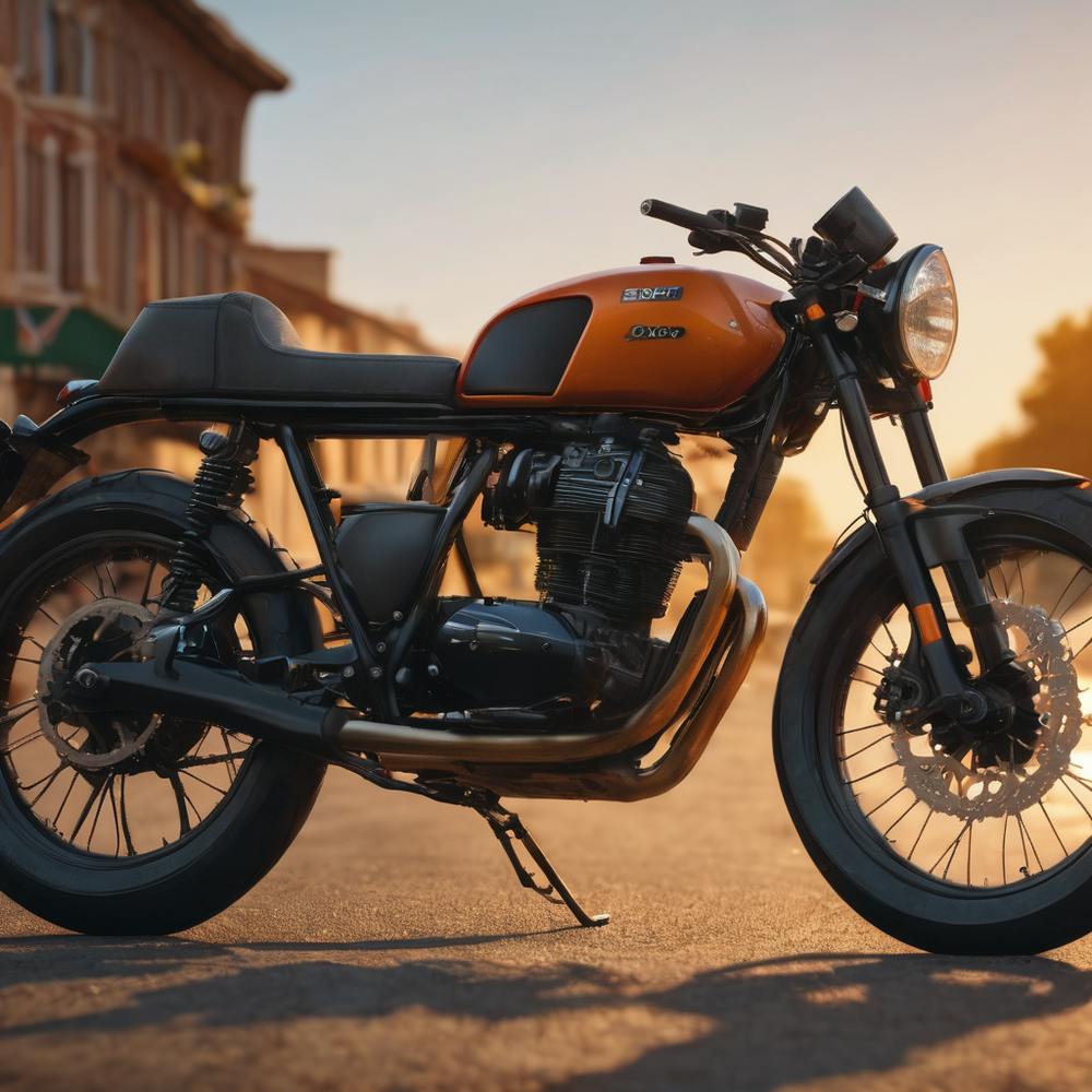 Orange Motorcycle