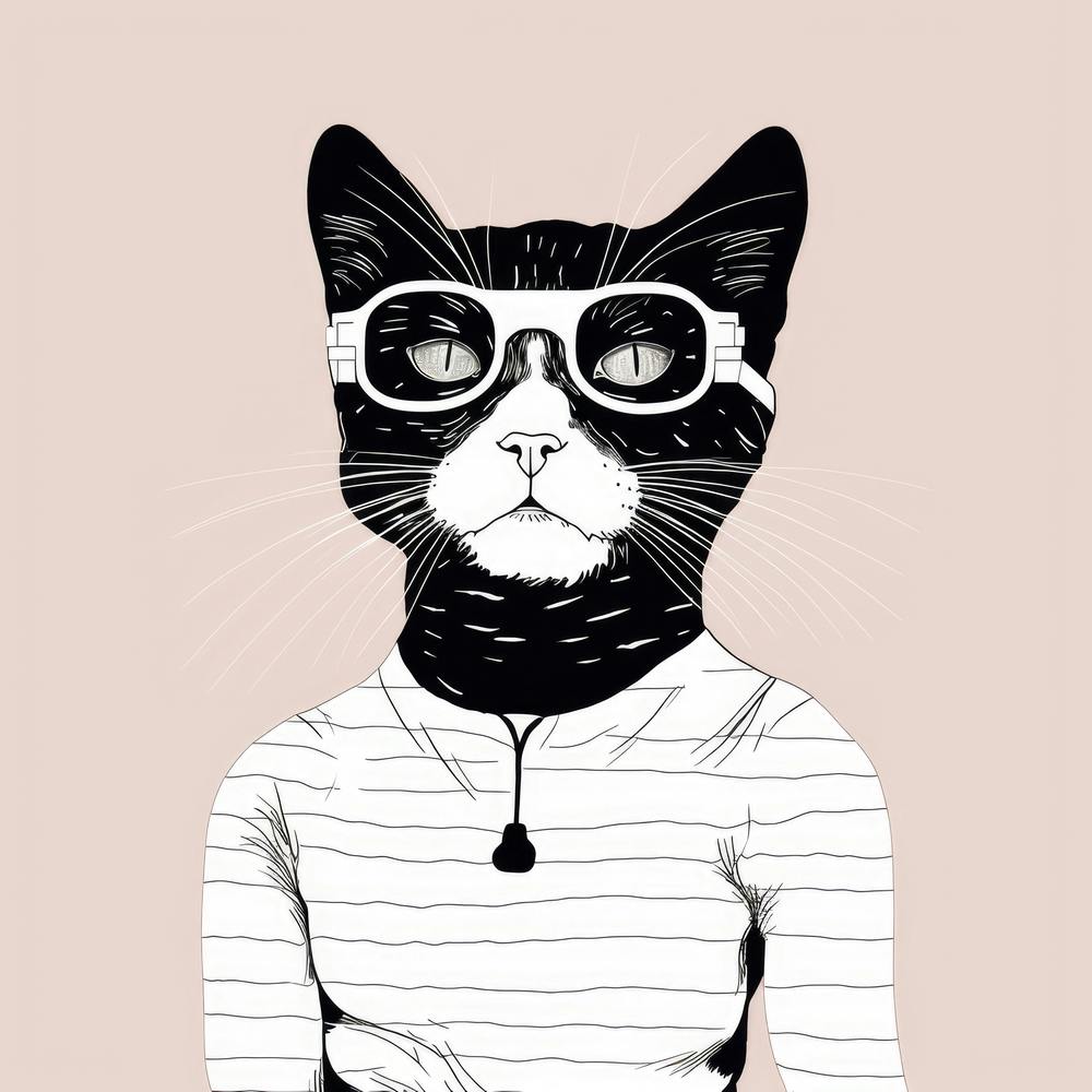 Cat In Sunglasses