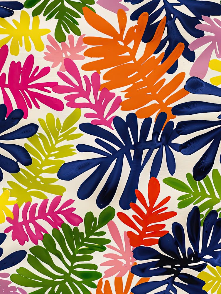 Blätterpracht Matisse-Stil