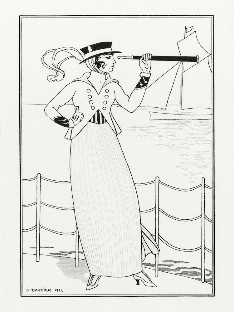 Costumes Parisiens (1914), 2, George Barbier