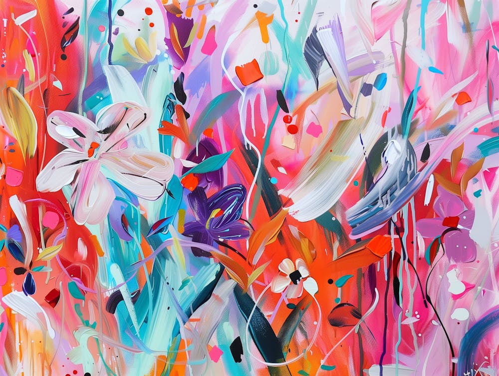 Abstract Floral Painting 5