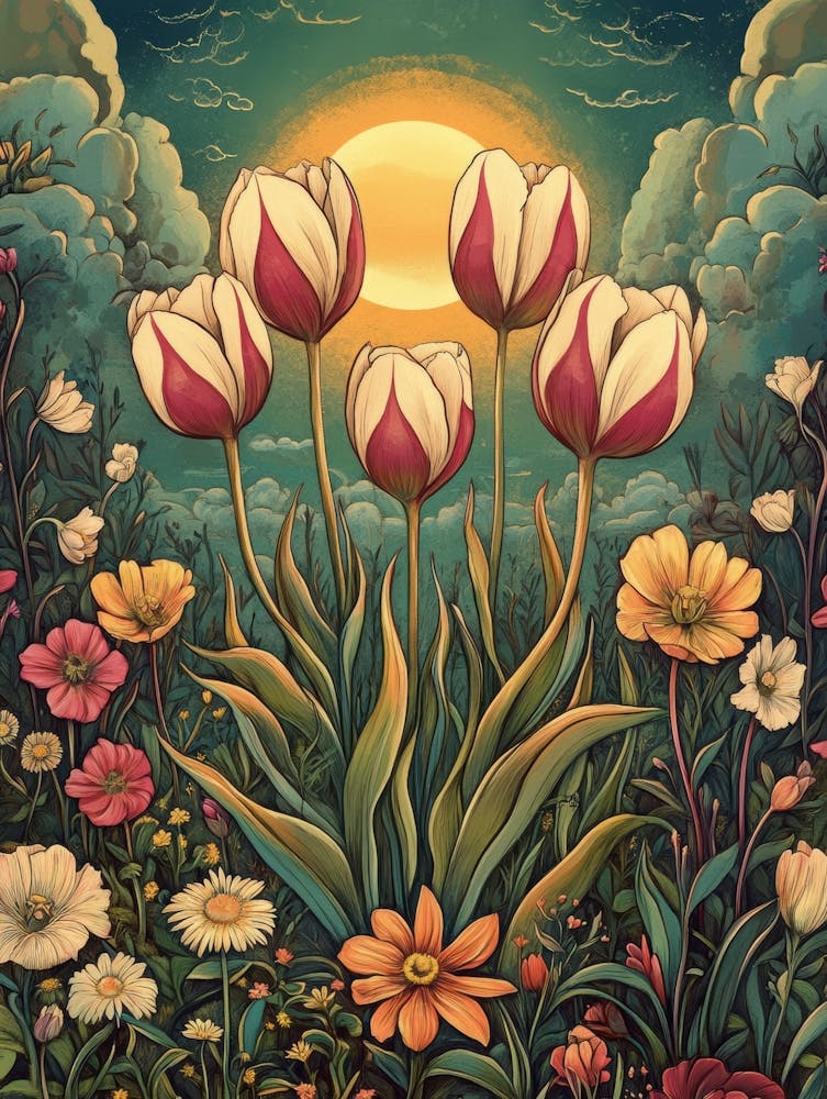 Tulips In The Garden 5