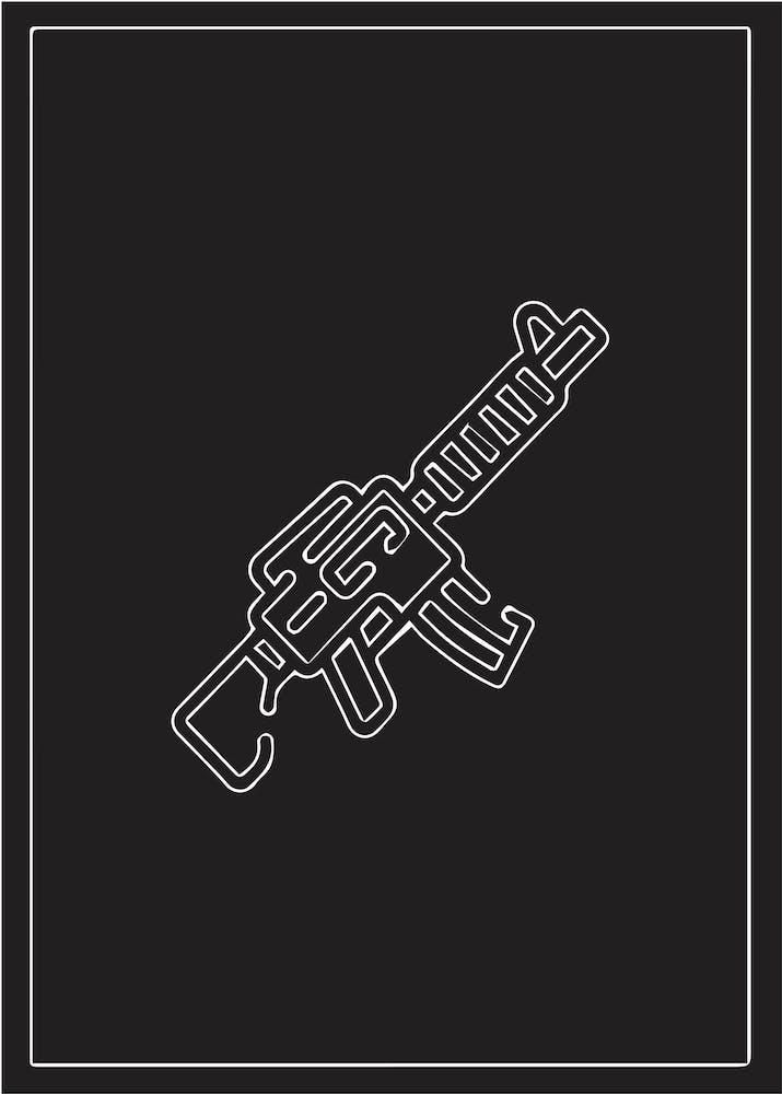 Waffen in Schwarz