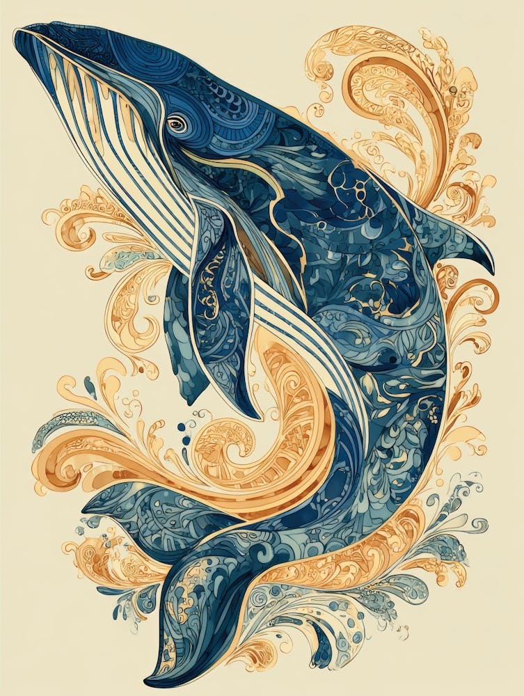 Whale Canvas Print