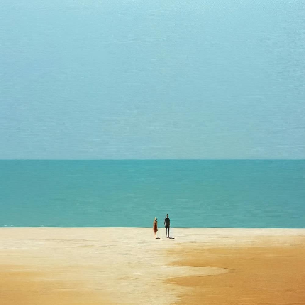 Blue Sky Oil Painting