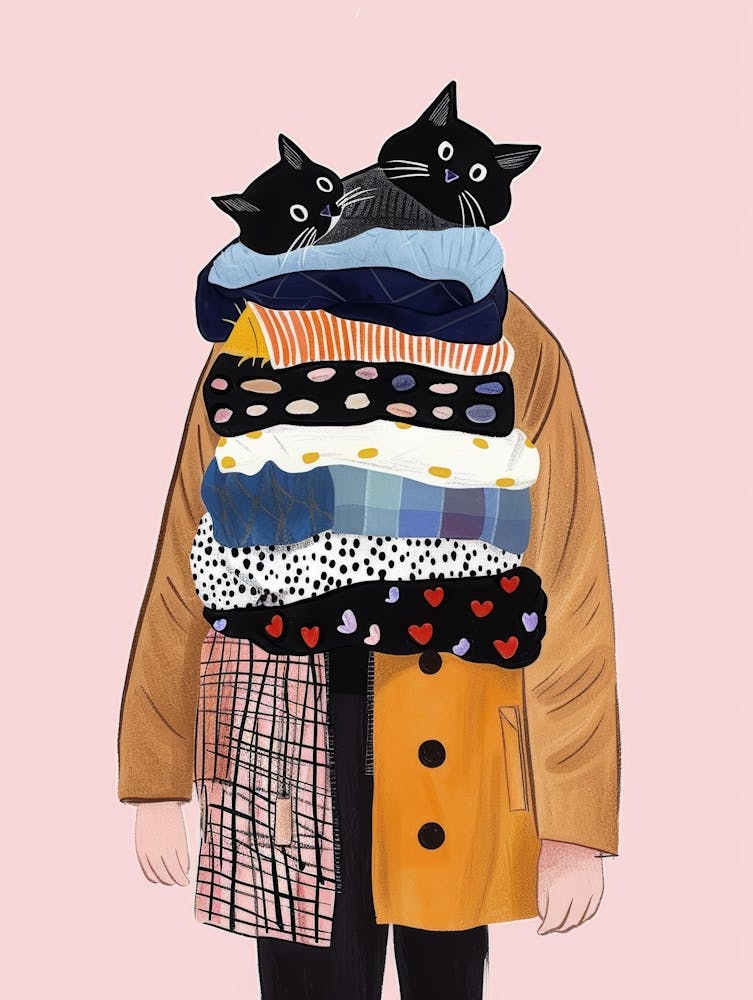 Black Cats In A Coat