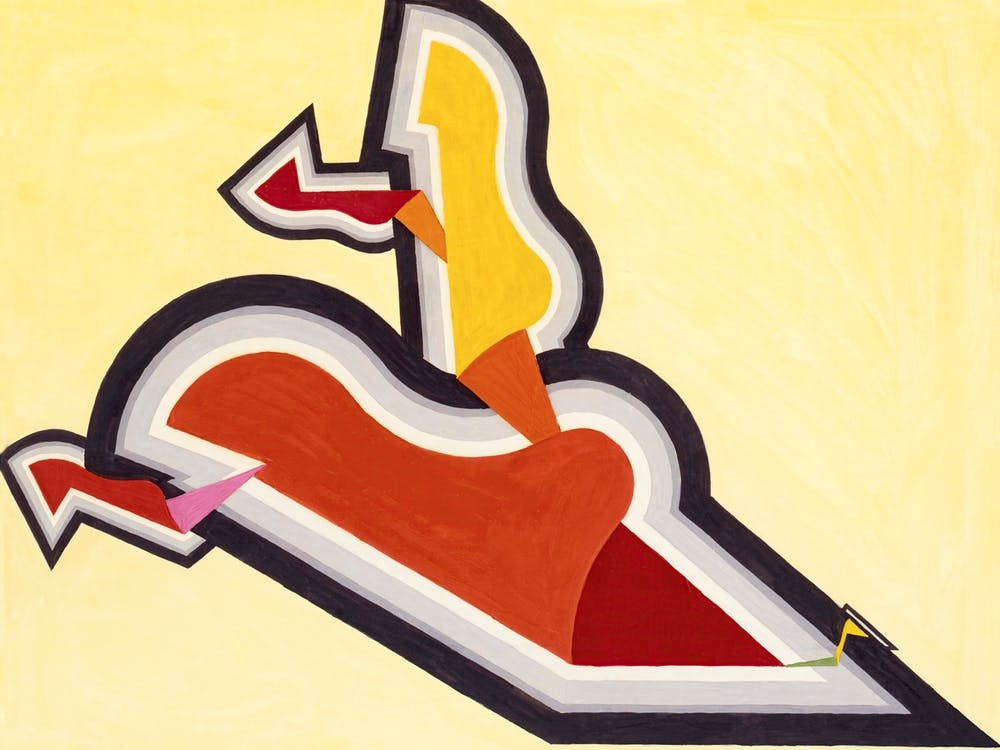 Study in Rhythm Red and Gold (ca.1934), Joseph Schillinger