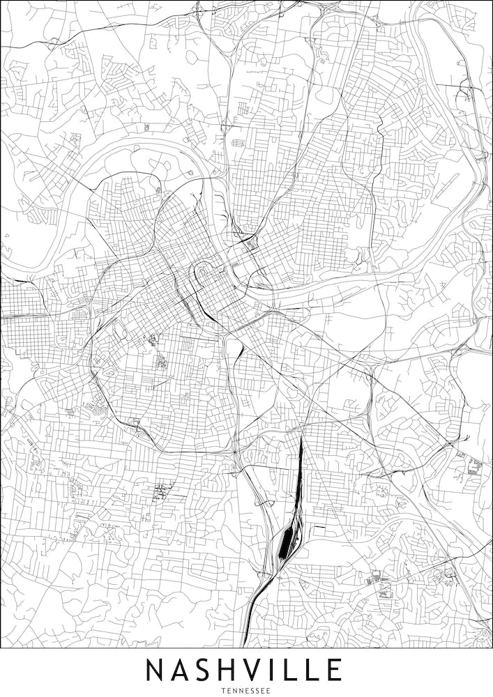 Nashville White Map
