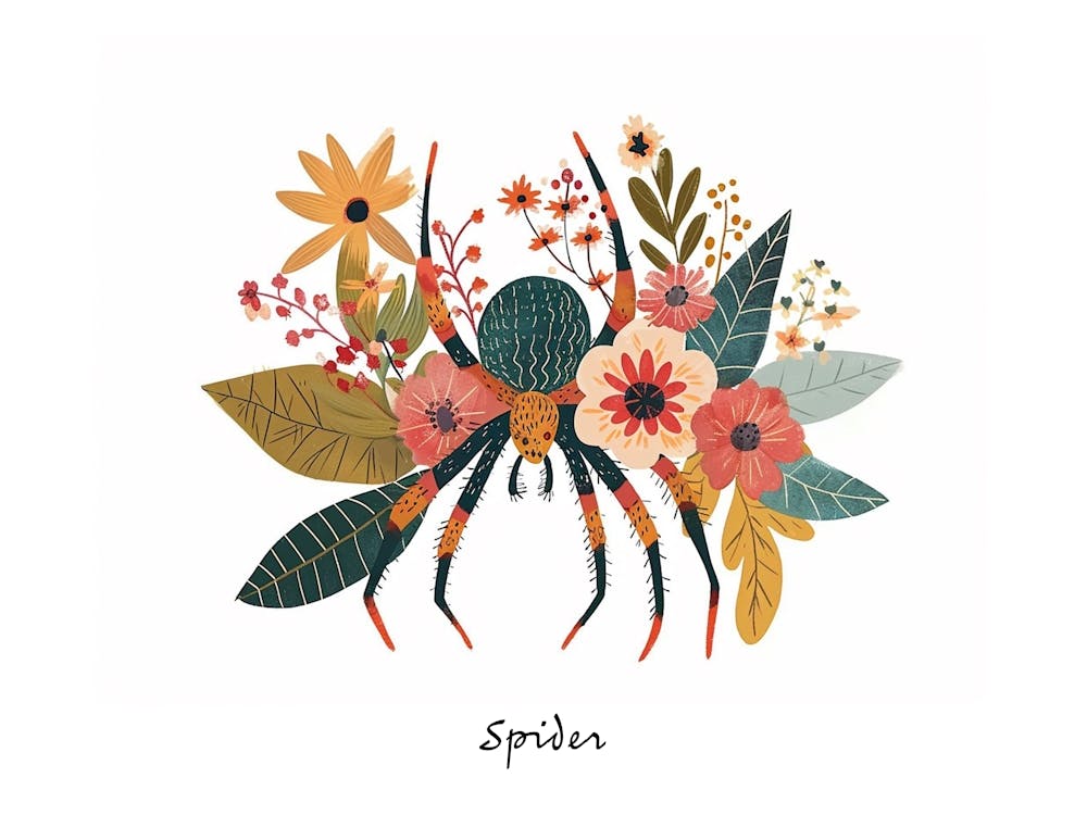 Little Floral Spider 2 Poster