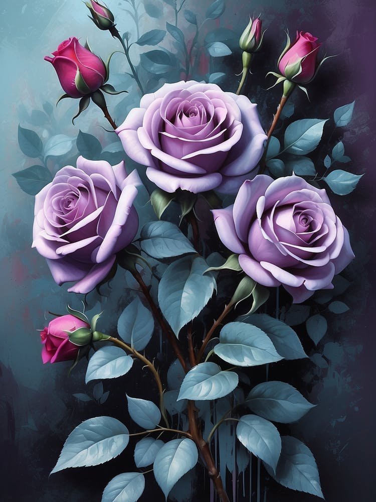 Purple Roses