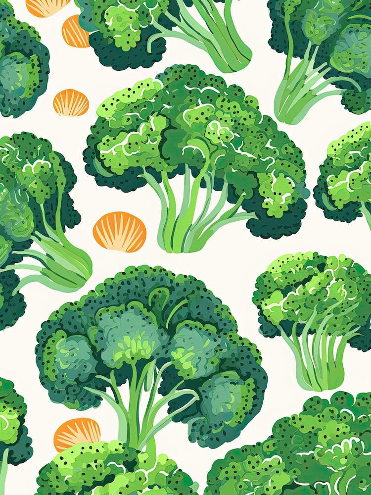 Broccoli Summer Illustration 2