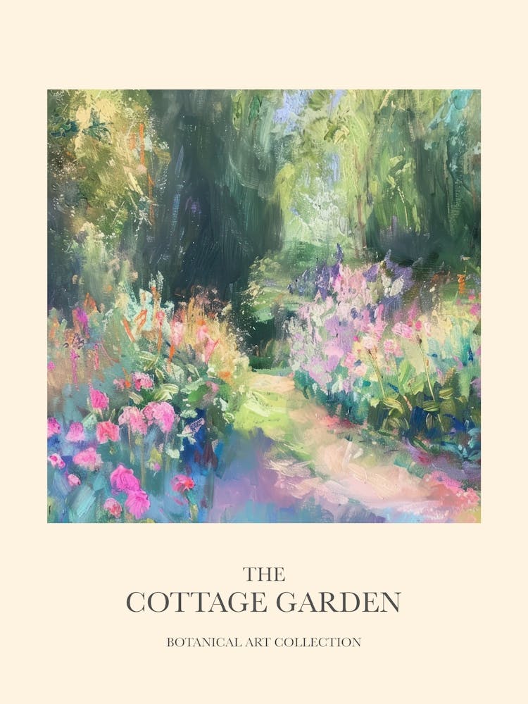 Cottage Garden Poster English Oasis 3