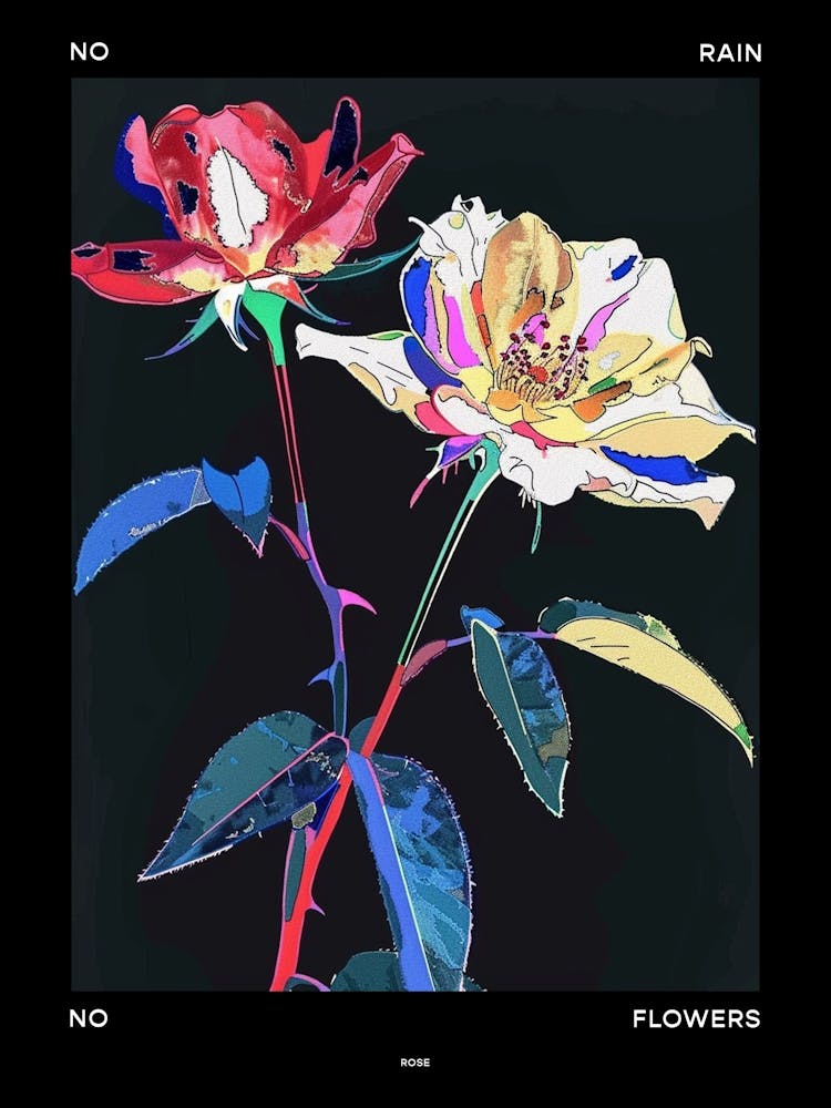 No Rain No Flowers Poster Rose 5