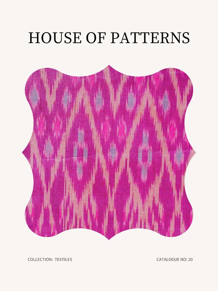 Textile Pattern Poster 21