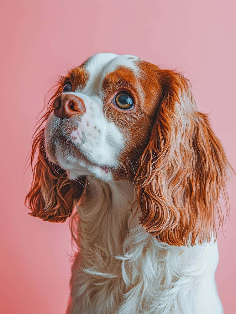 Portrait Of A Dog.Generated AI. Wall 4