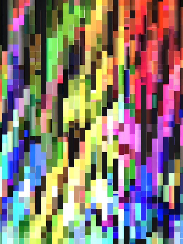 Abstract Pixel Art