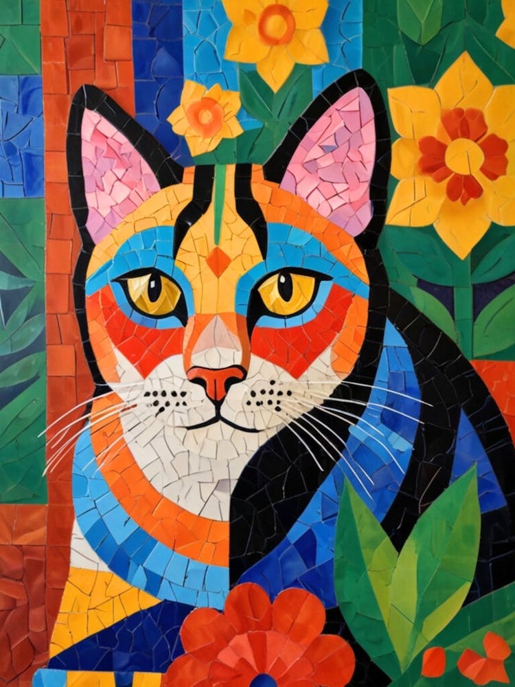 Mosaic Cat 13