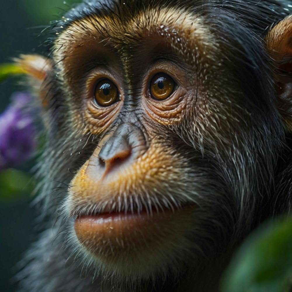 Monkey In The Forest, Miki Asai Macro Photography