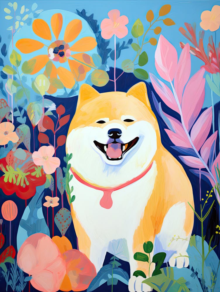 Shiba Inu, Matisse Inspired
