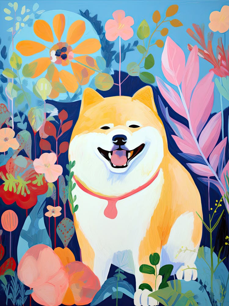 Shiba Inu, Matisse Inspired