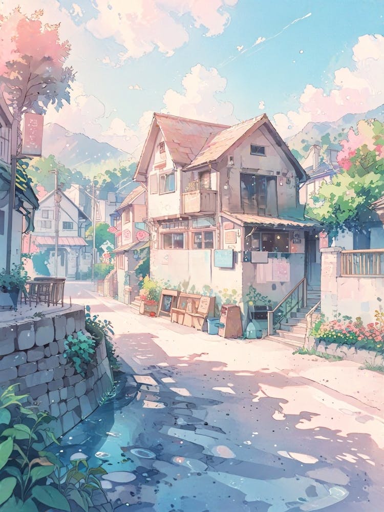 Village In The Mountains