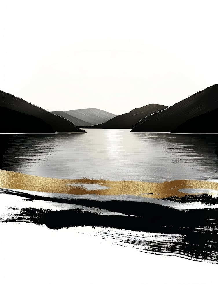 Black And Gold Canvas Print 61