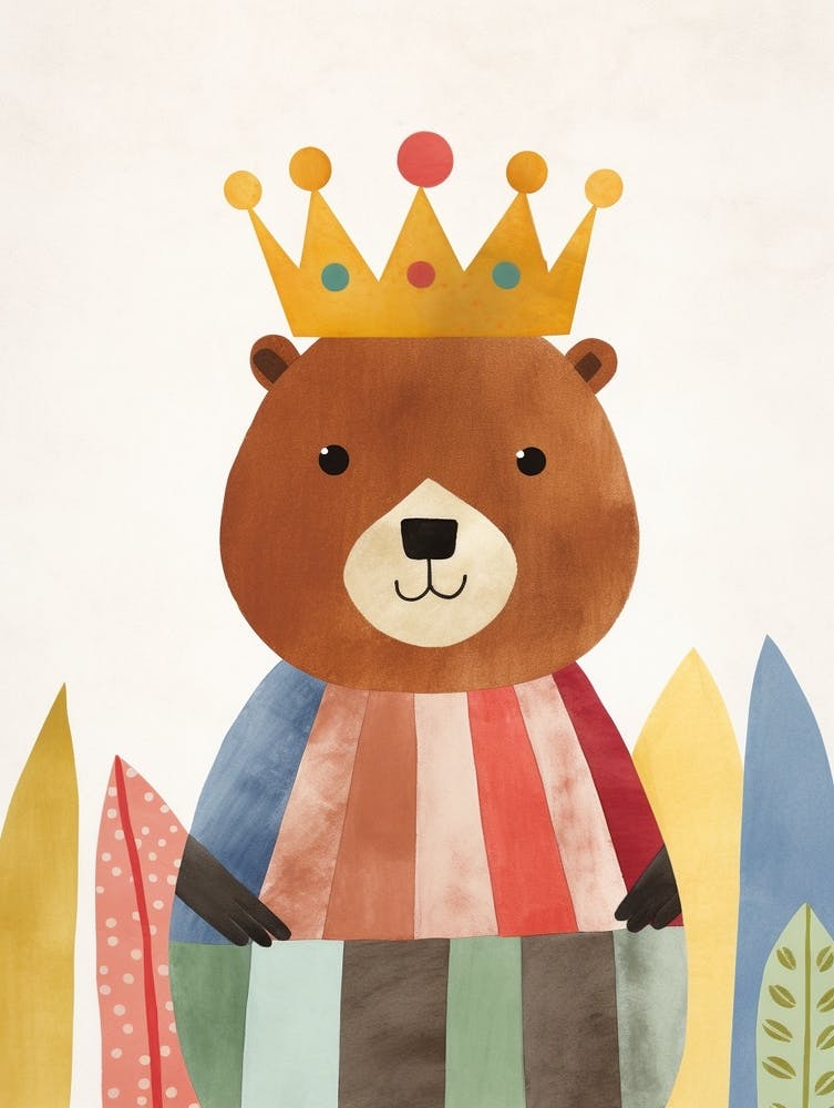 Little Wombat 2 Wearing A Crown