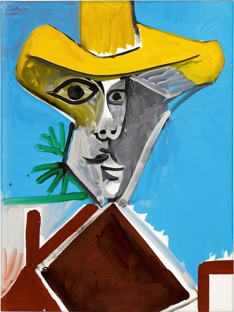 Picasso In Yellow Hat