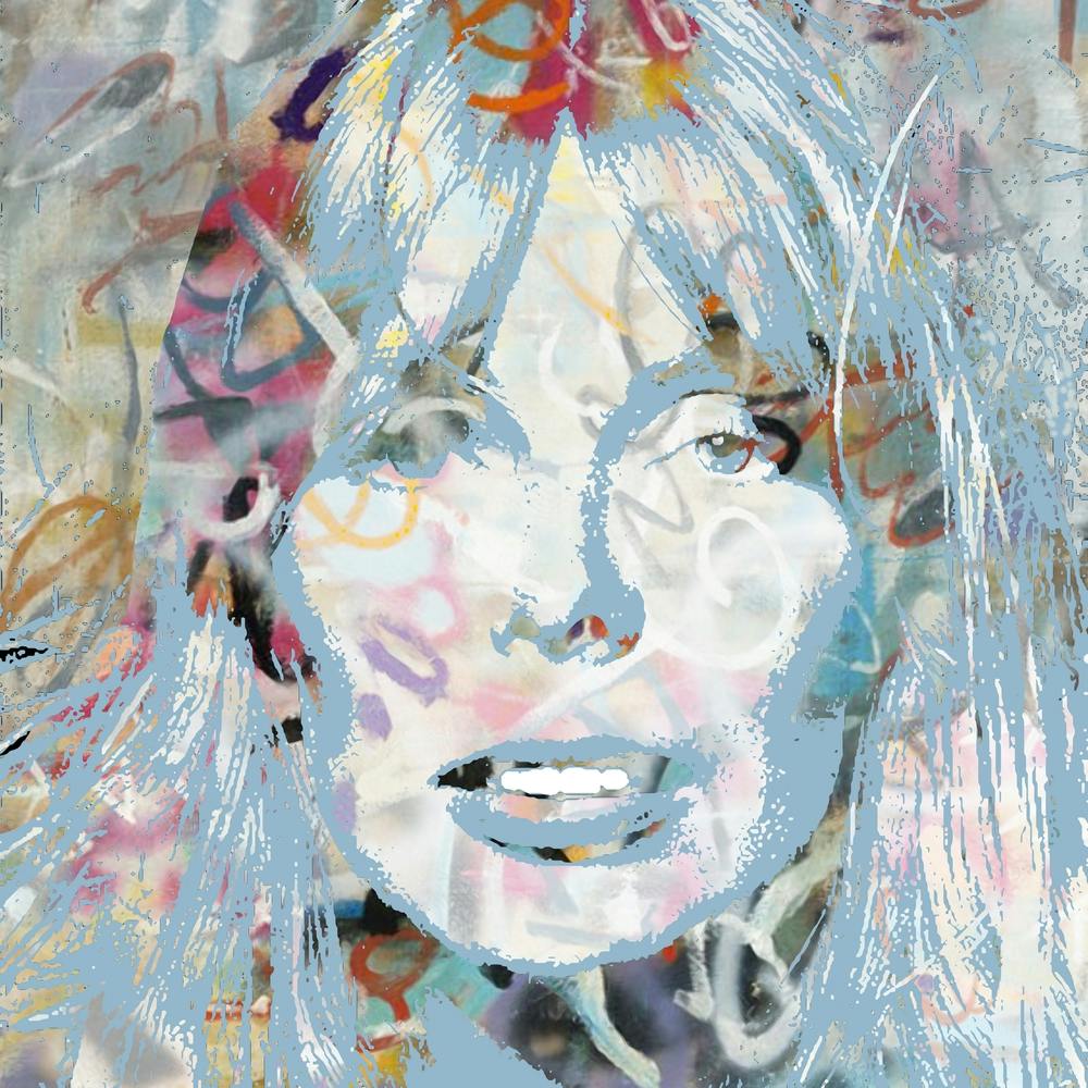 Joni Mitchell Pop Art Square