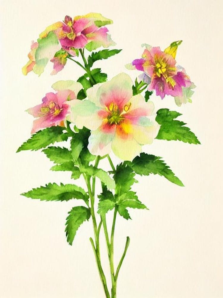 Delphinium Vintage Flowers Flower