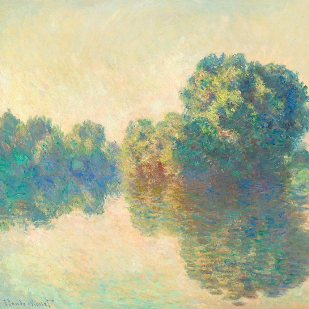 Claude Monet River Seine Painting