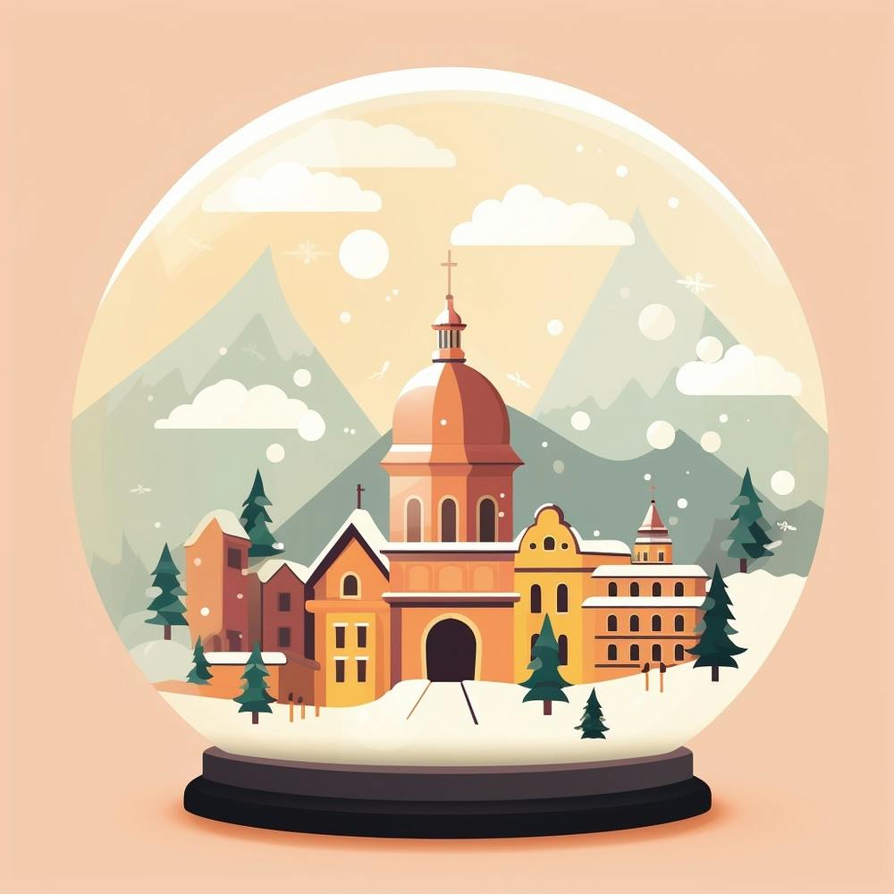 Transylvania Romania 1 Snowglobe