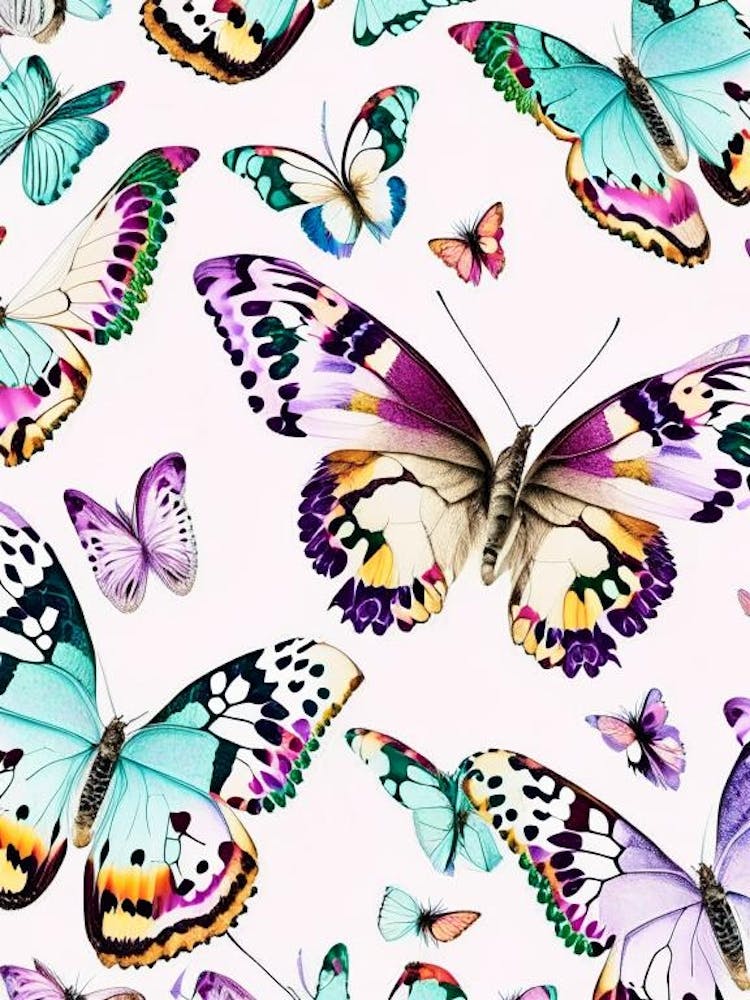 Butterfly Repeat Pattern Decoupage 3