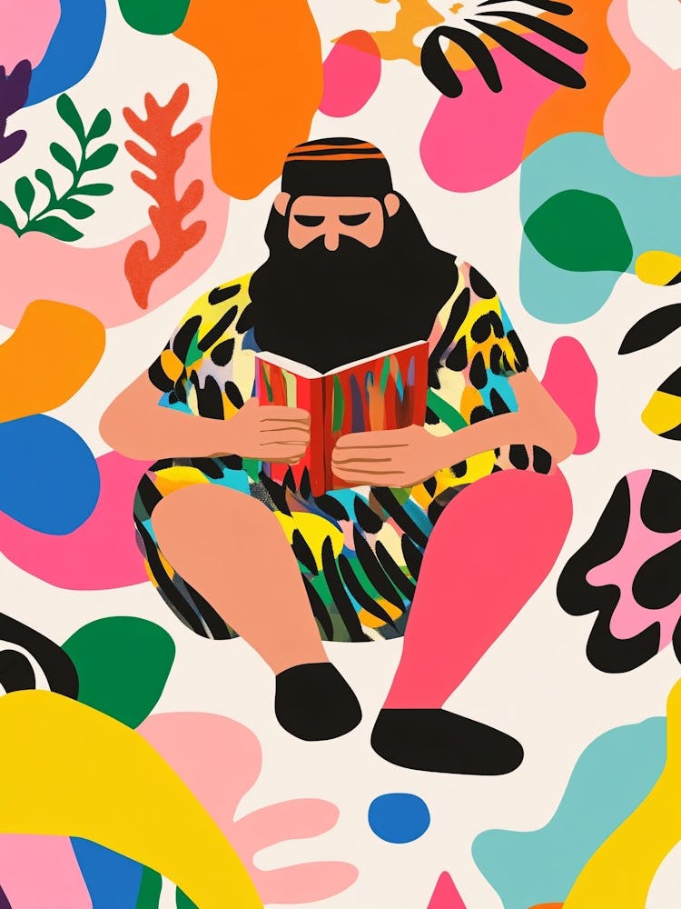 Man Reading A Book 3