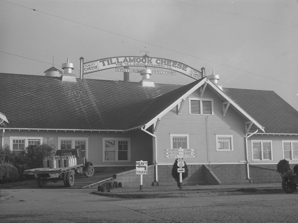 Tillamook Cheese Plant, Tillamook, Oregon, Tillamook S Seventeen Cheese Plants Produced 9,834,823 Pounds Of