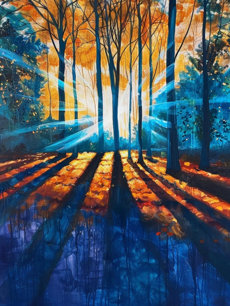 Sunset In The Woods 8