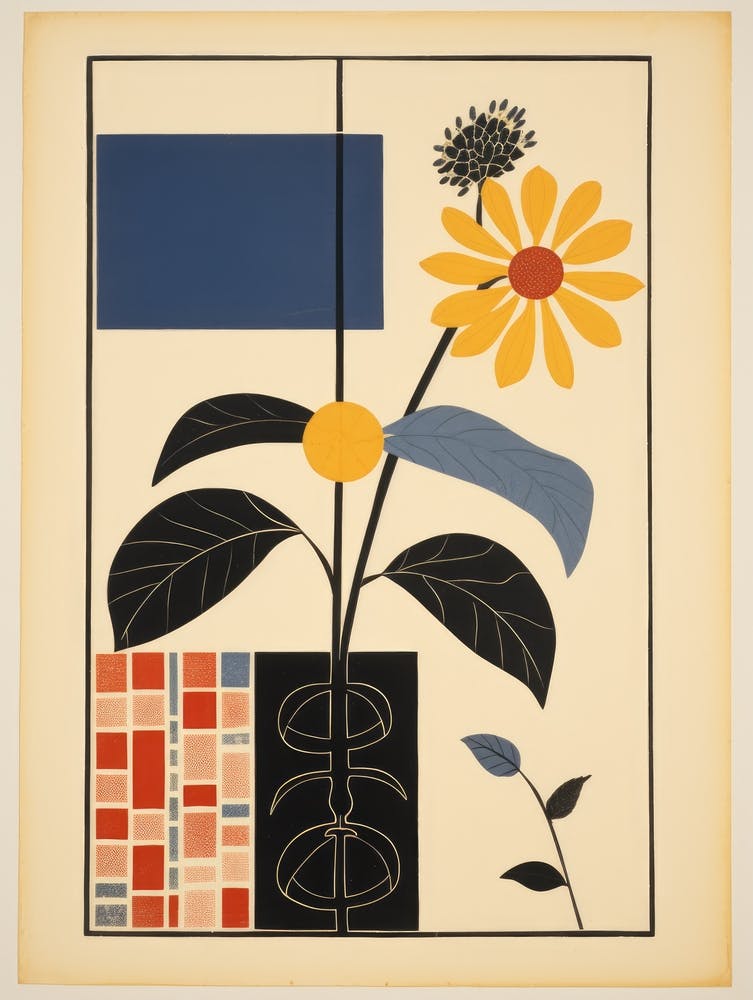 'Flowers In A Vase' 1