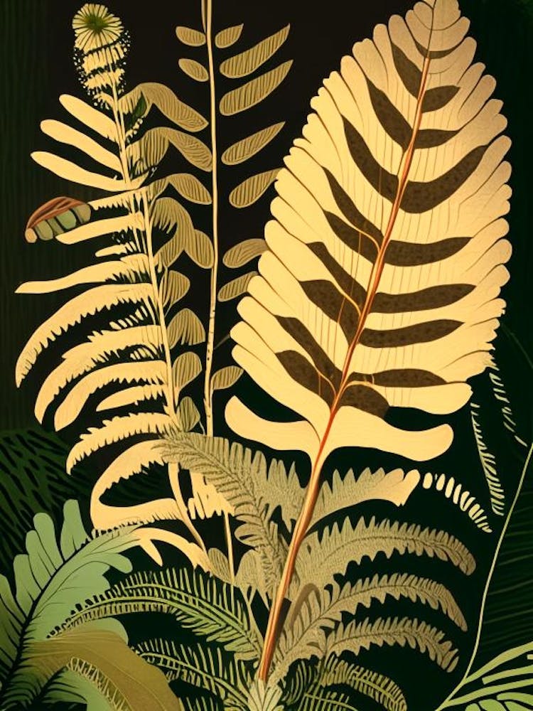 Cinnamon Fern Rousseau Inspired