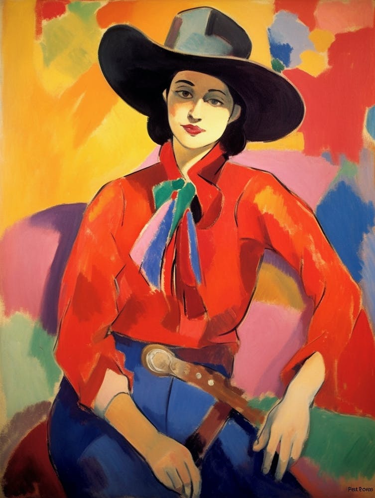 Matisse Inspired Fashion Cowgirl 3