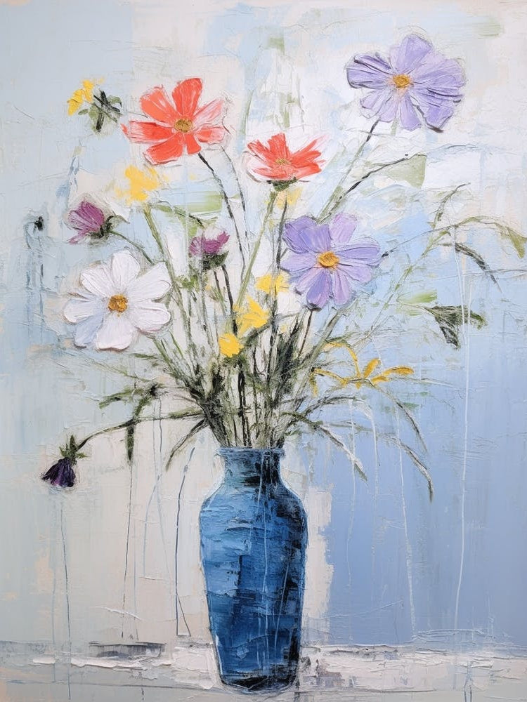 Flower Painting Fauvist Style Love In A Mist Nigella 2