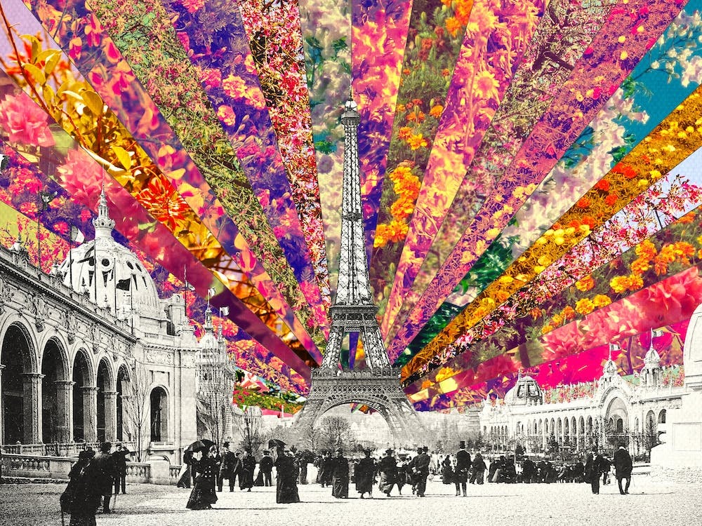 Vintage Paris - horiz in