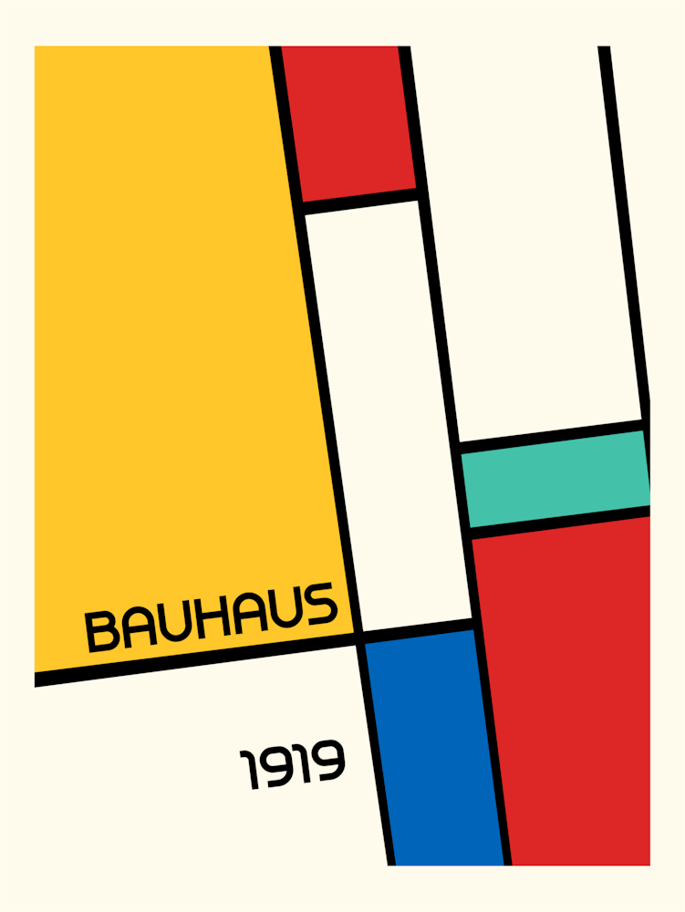 Bauhaus Geometric Minimalist