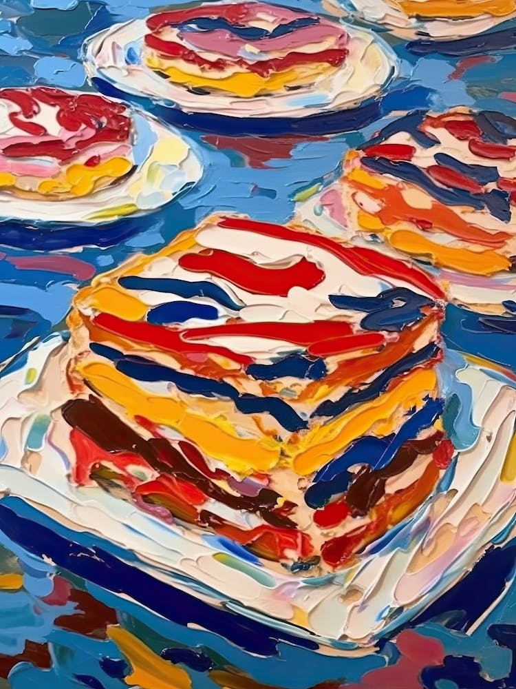 Mille Feuille Painting 1