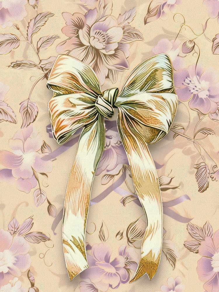 Coquette In Sage And Pink4 Pattern