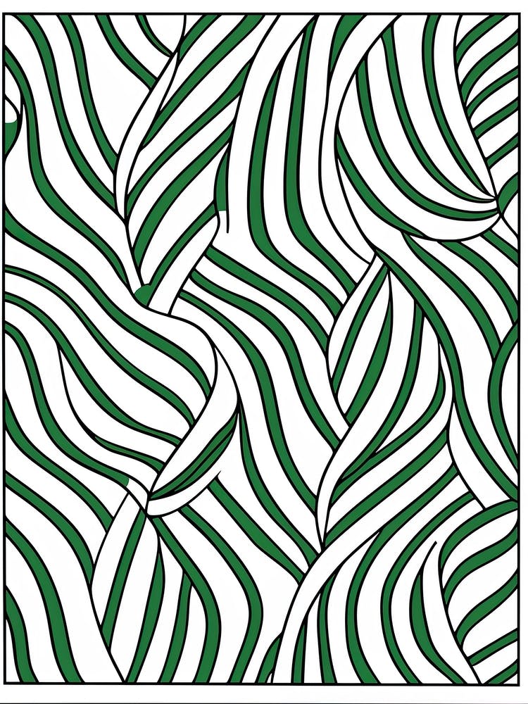 Line Art Inspired By The Green Stripe By Matisse 2