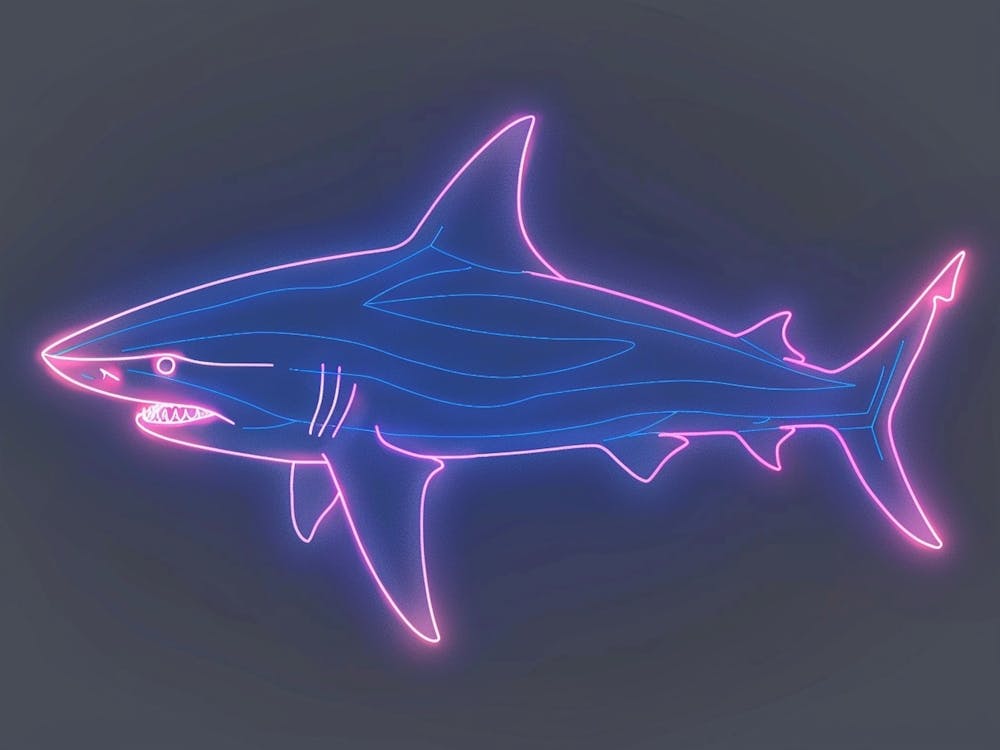 Neon Thresher Shark  1